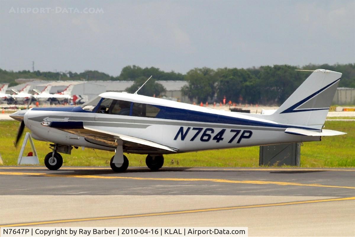 N7647P, 1961 Piper PA-24-180 Comanche C/N 24-2861, Piper PA-24-180 Comanche [24-2861] Lakeland-Linder~N 16/04/2010