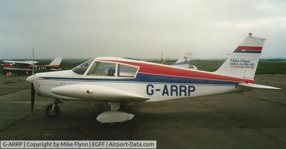 G-ARRP, 1961 Piper PA-28-160 Cherokee Cherokee C/N 28-52, G-ARRP Cardiff 1987