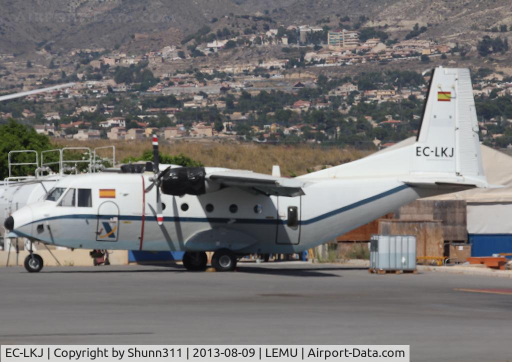EC-LKJ, CASA C-212-200 Aviocar C/N 247, Parked @ LEMU Ramp...