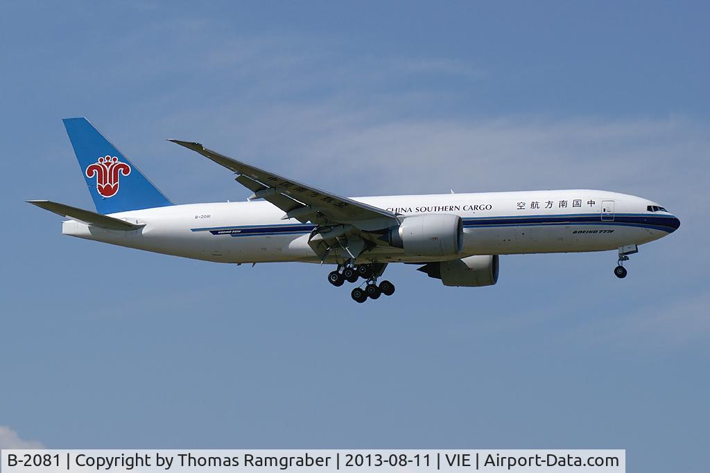 B-2081, 2010 Boeing 777-F1B C/N 37313, China Southern Airlines Cargo Boeing 777-200