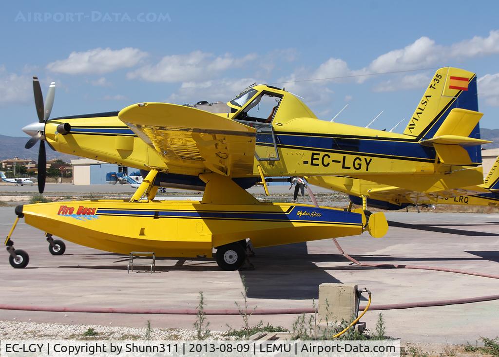EC-LGY, Air Tractor AT-802Y Fire Boss C/N 802A-0359, Parked @ LEMU Ramp for summer due to high fire risk...