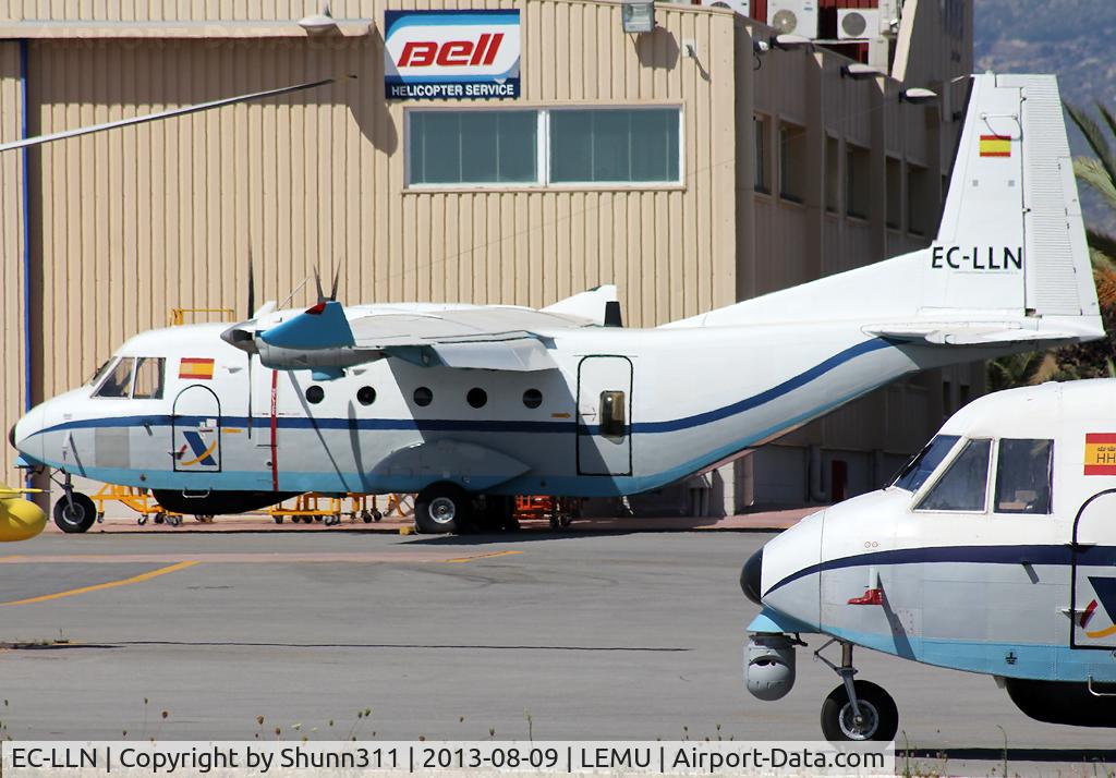 EC-LLN, 1987 CASA C-212-300 Aviocar C/N 359, Parked @ LEMU Ramp...