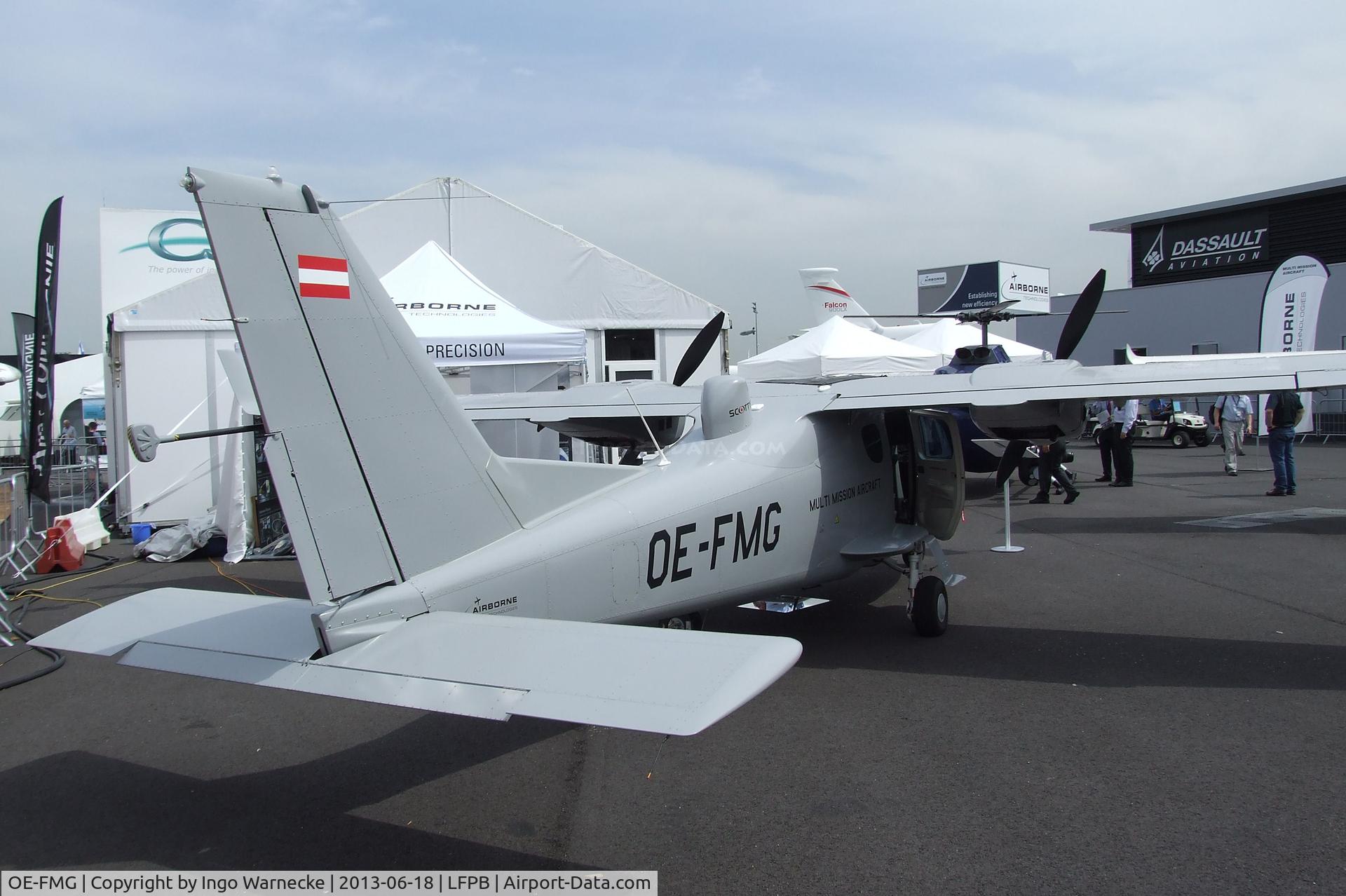 OE-FMG, Tecnam P-2006T C/N 097, Tecnam P2006T MMA Multi Mission Aircraft at the Aerosalon 2013, Paris