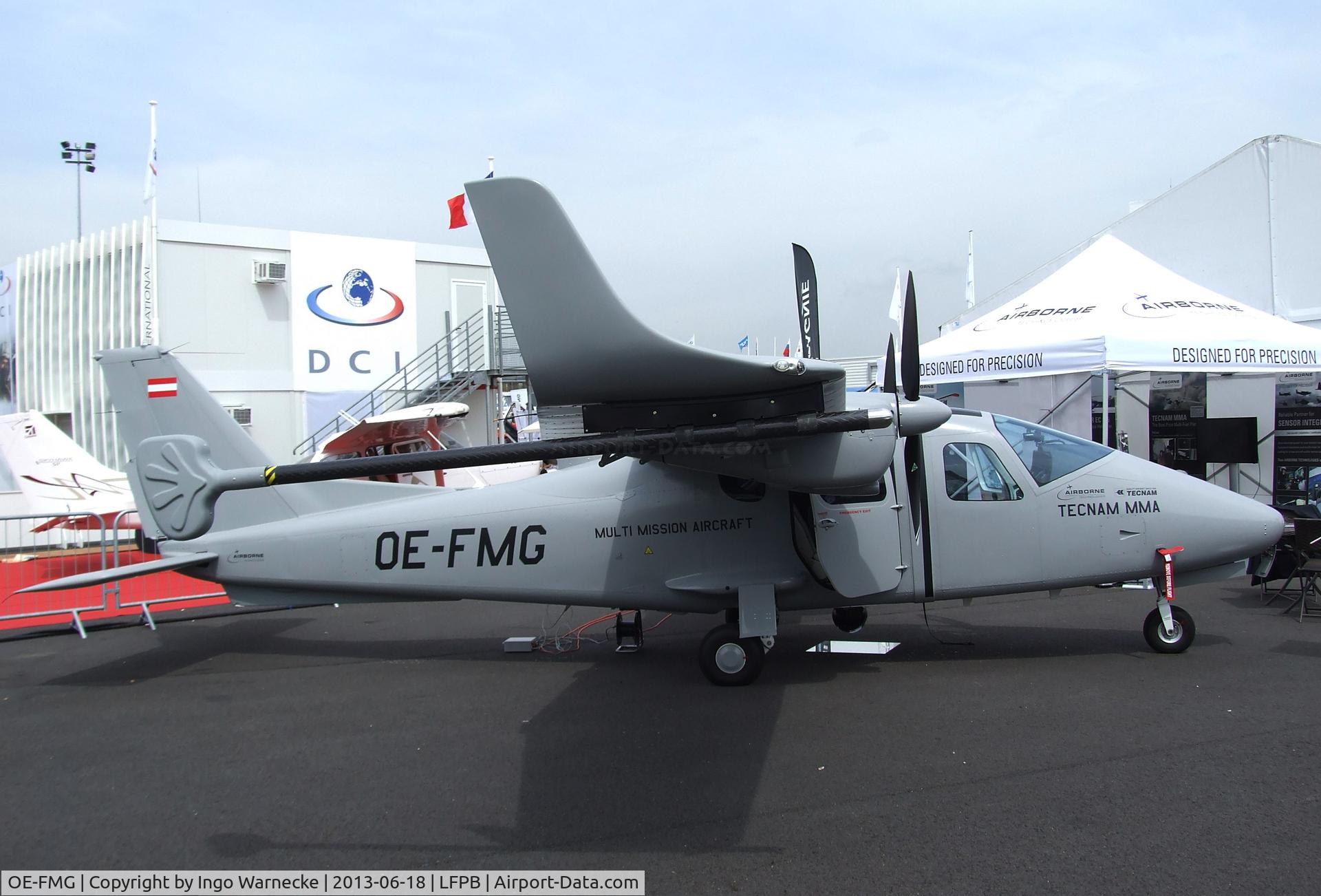 OE-FMG, Tecnam P-2006T C/N 097, Tecnam P2006T MMA Multi Mission Aircraft at the Aerosalon 2013, Paris
