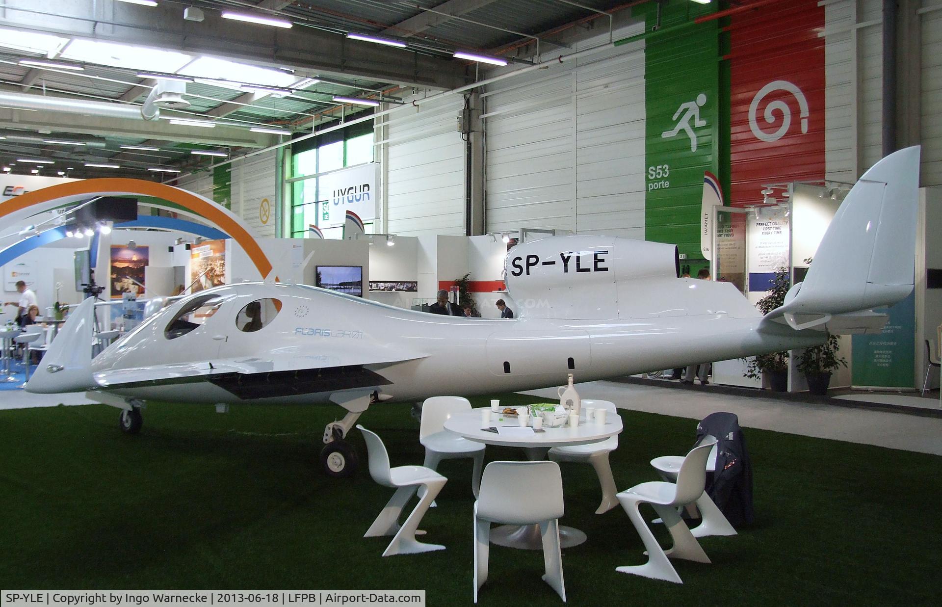 SP-YLE, 2013 Flaris LAR-1 C/N 01, Flaris LAR-1 (first flight planned for end of 2013) at the Aerosalon 2013, Paris