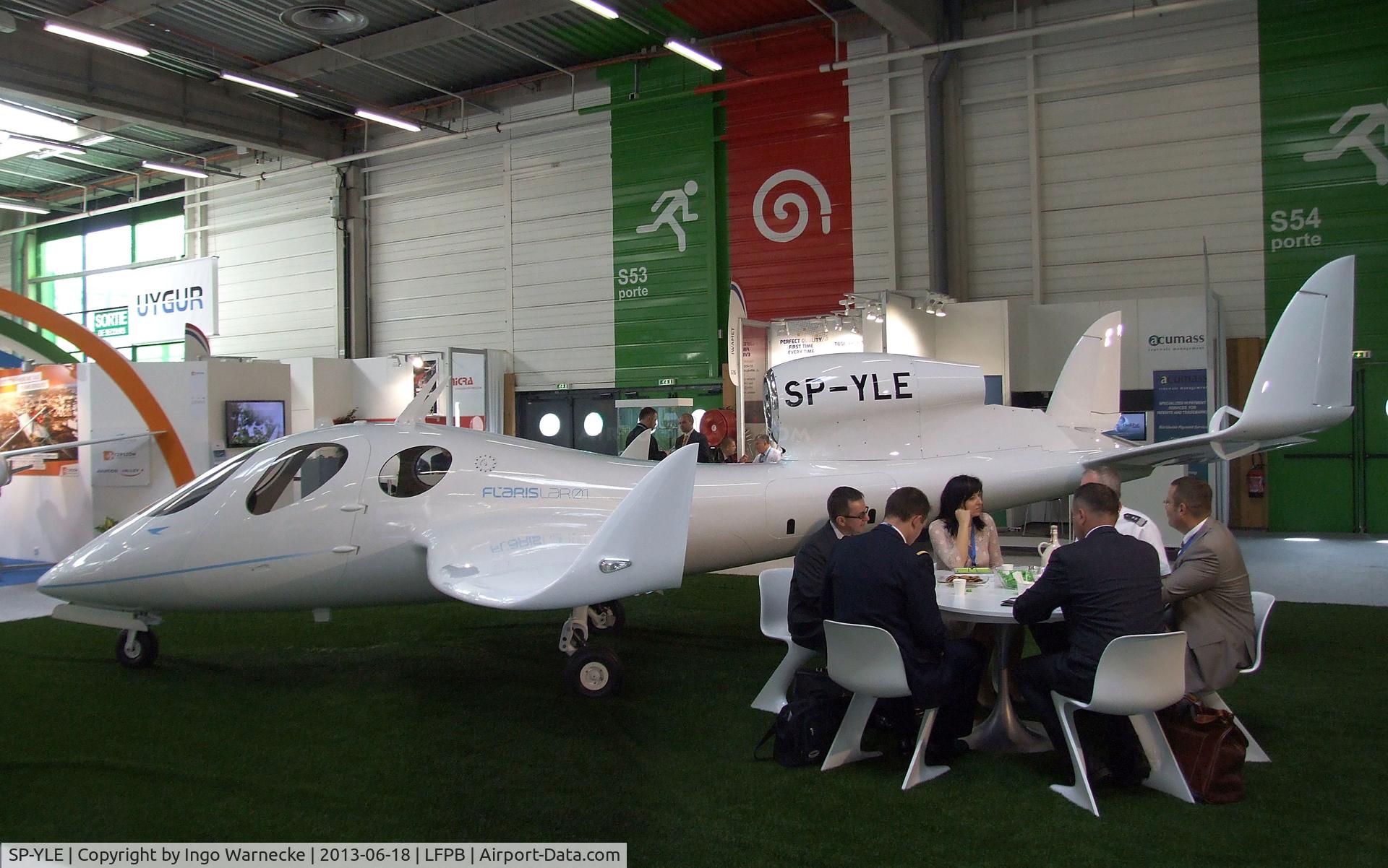 SP-YLE, 2013 Flaris LAR-1 C/N 01, Flaris LAR-1 (first flight planned for end of 2013) at the Aerosalon 2013, Paris