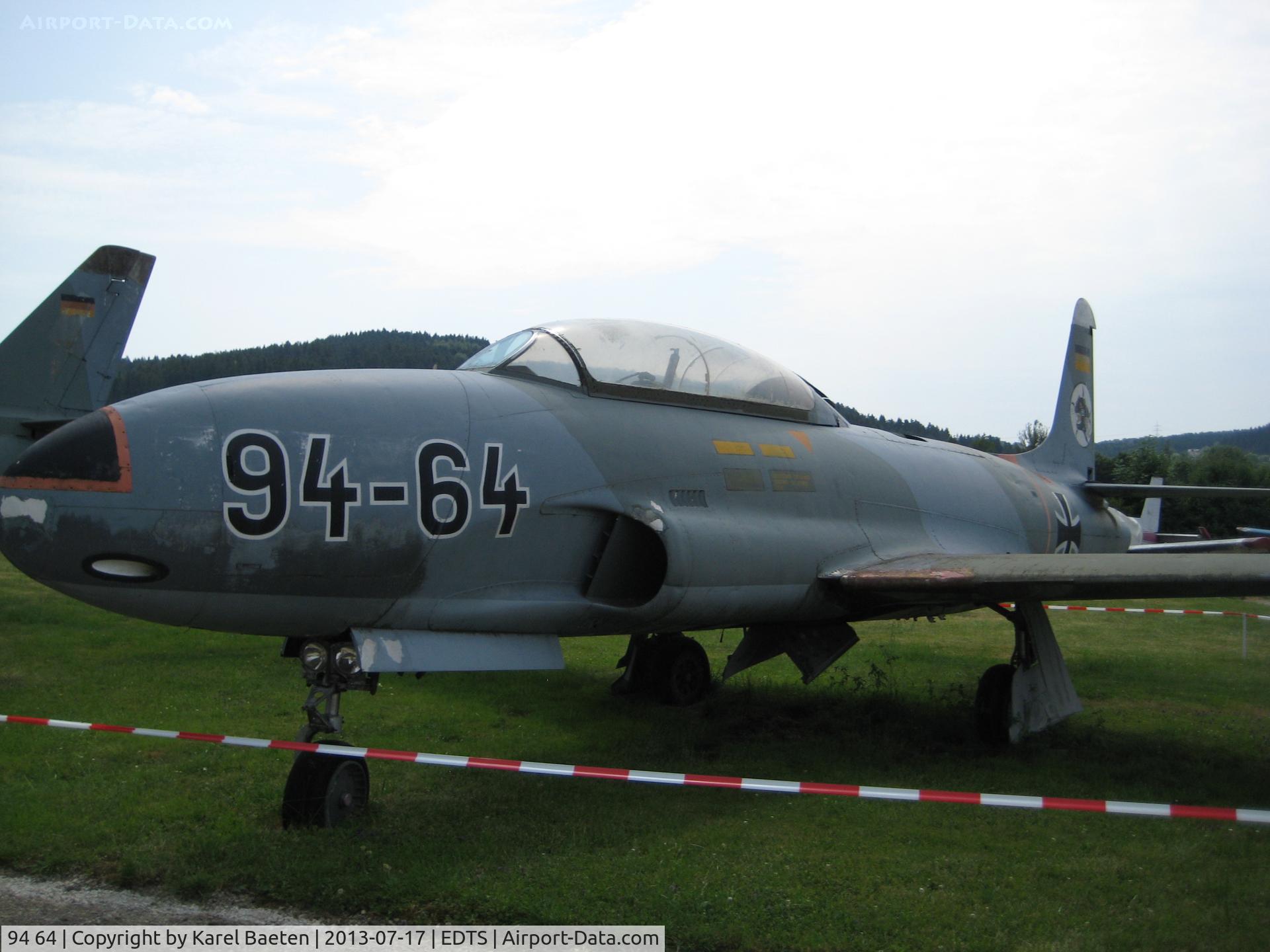 94 64, Lockheed T-33A Shooting Star C/N 580-9152, shot at a private museum @Villingen-Schwenningen (Germany)