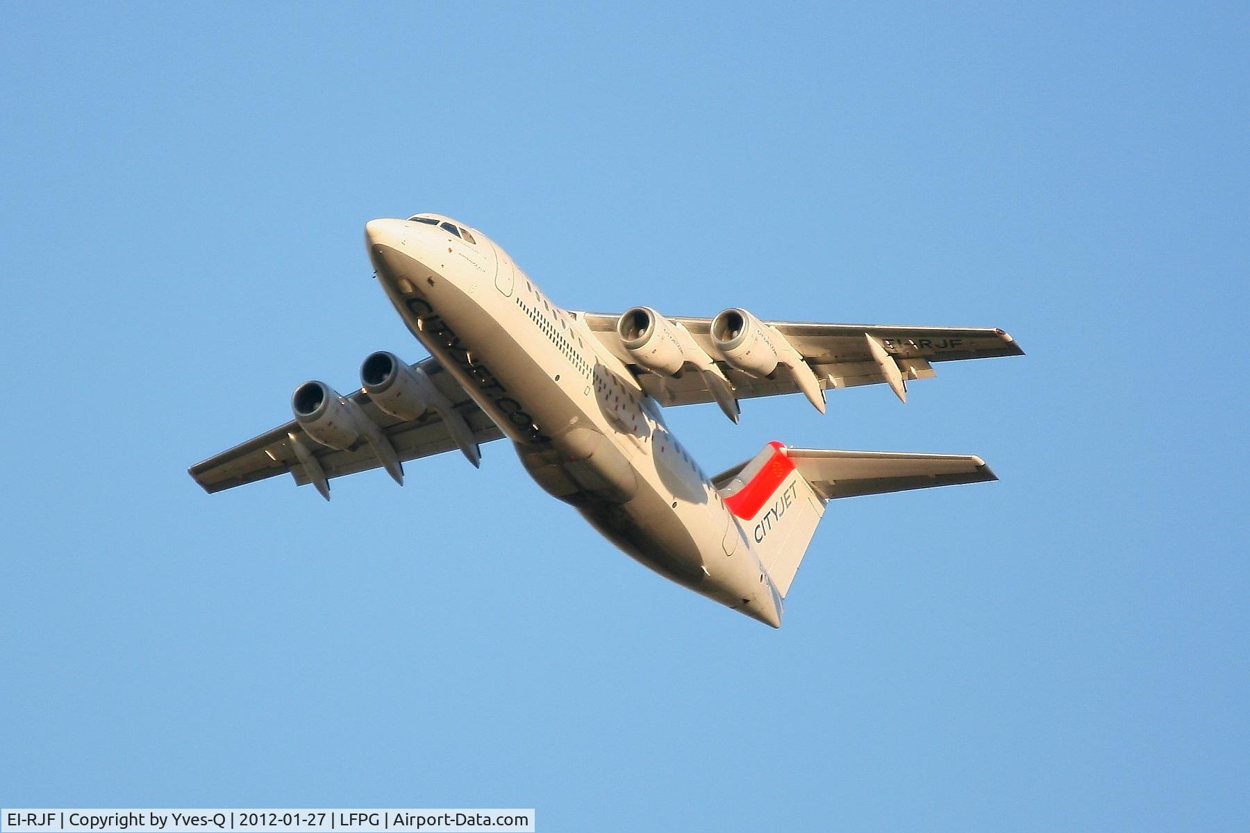 EI-RJF, 1998 British Aerospace Avro 146-RJ85A C/N E2337, British Aerospace Avro 146-RJ85A, Roissy Charles De Gaulle Airport (LFPG-CDG)