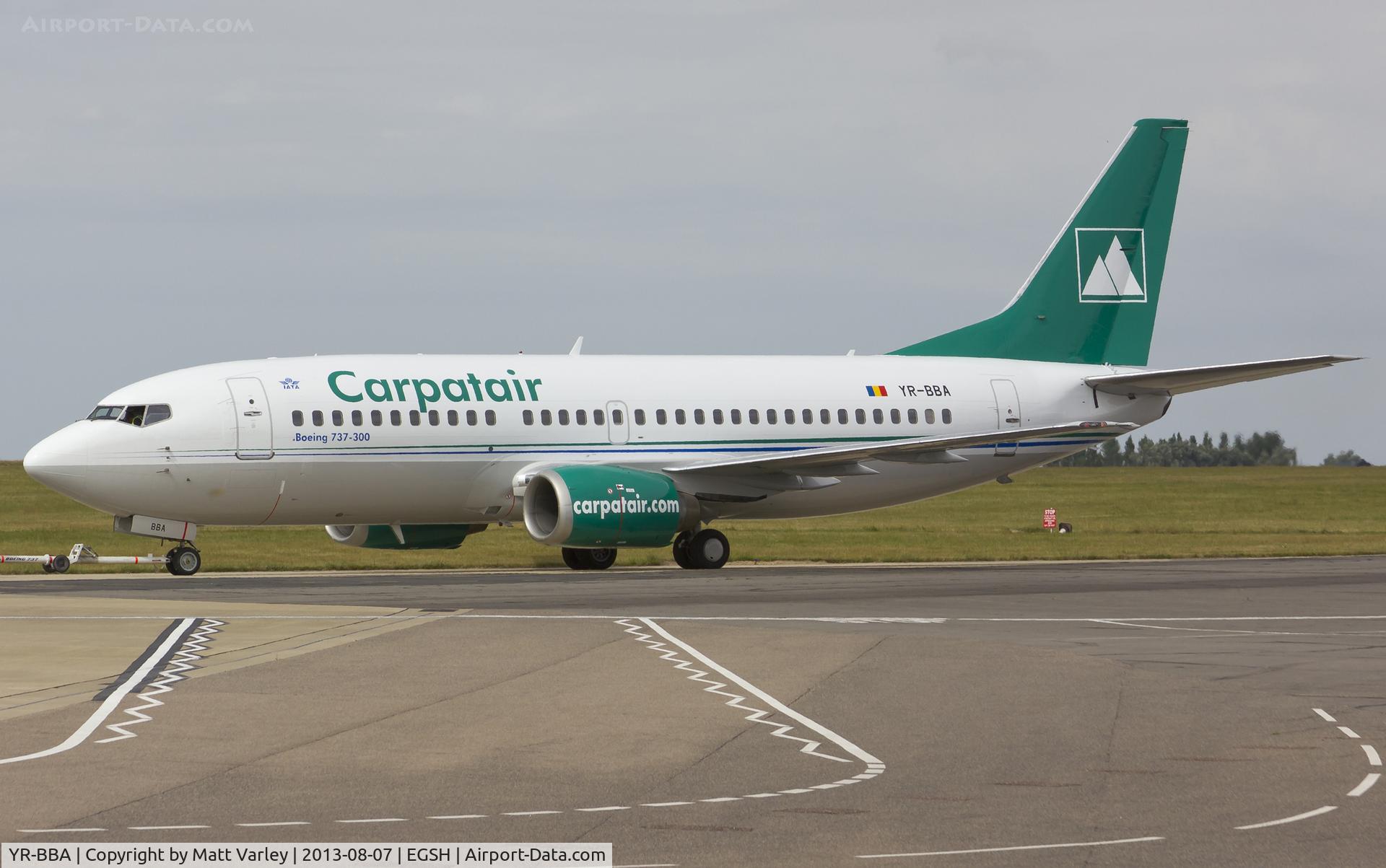 YR-BBA, 1996 Boeing 737-36M C/N 28332, Fresh out of Air Livery (Ex G-TOYJ)