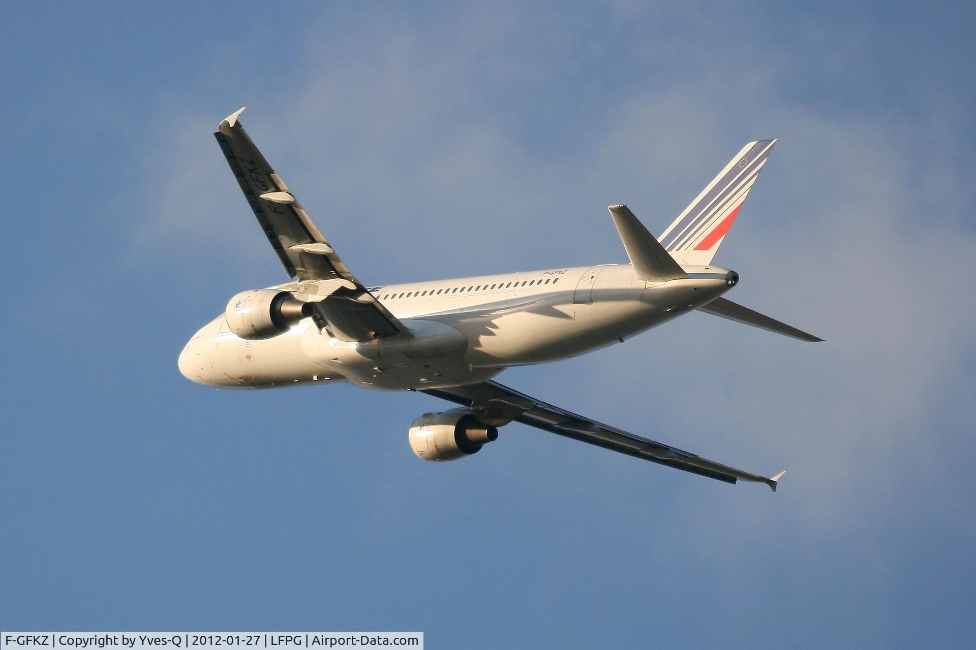 F-GFKZ, 1991 Airbus A320-211 C/N 0286, Airbus A320-211, Take off rwy 26R, Roissy Charles De Gaulle Airport (LFPG-CDG)