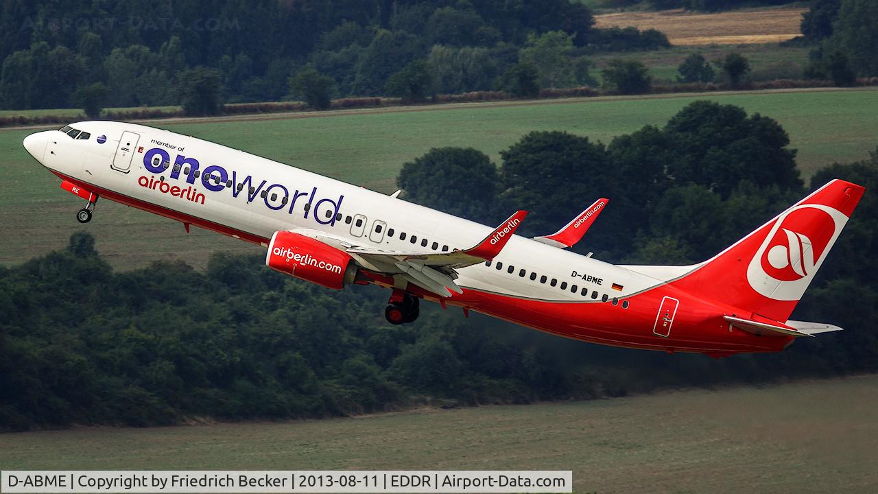 D-ABME, 2012 Boeing 737-86J C/N 37766, departure to TXL