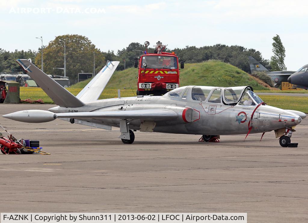 F-AZNK, Fouga CM-170 Magister C/N 217, Based Fouga Magister and used as a demo during LFOC Open Day 2013