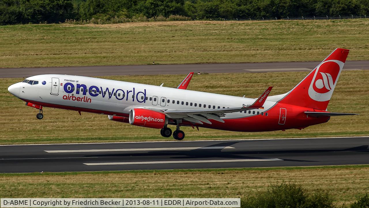 D-ABME, 2012 Boeing 737-86J C/N 37766, lift off on a flight to TXL