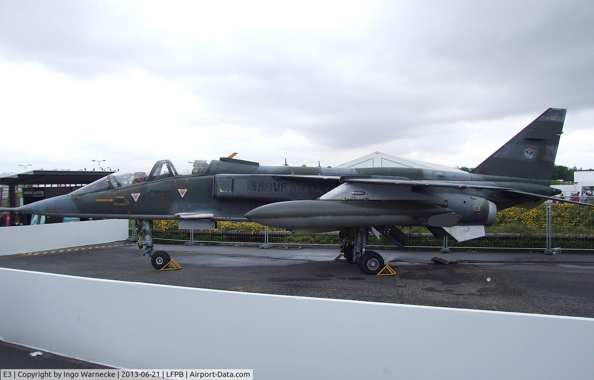 E3, Sepecat Jaguar E C/N E3, SEPECAT Jaguar E at the Aerosalon 2013, Paris