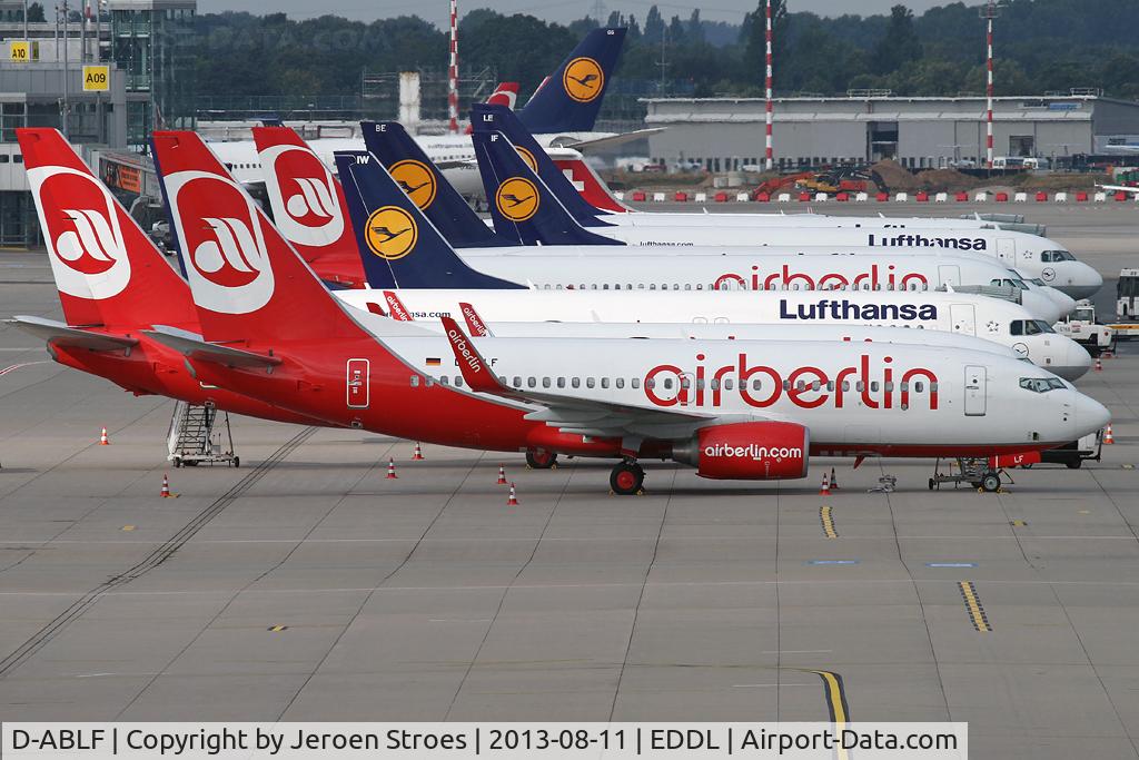 D-ABLF, 2010 Boeing 737-76J C/N 36874, Dusseldorf Airport