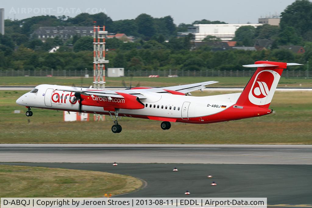 D-ABQJ, 2009 De Havilland Canada DHC-8-402Q Dash 8 C/N 4274, Dusseldorf Airport