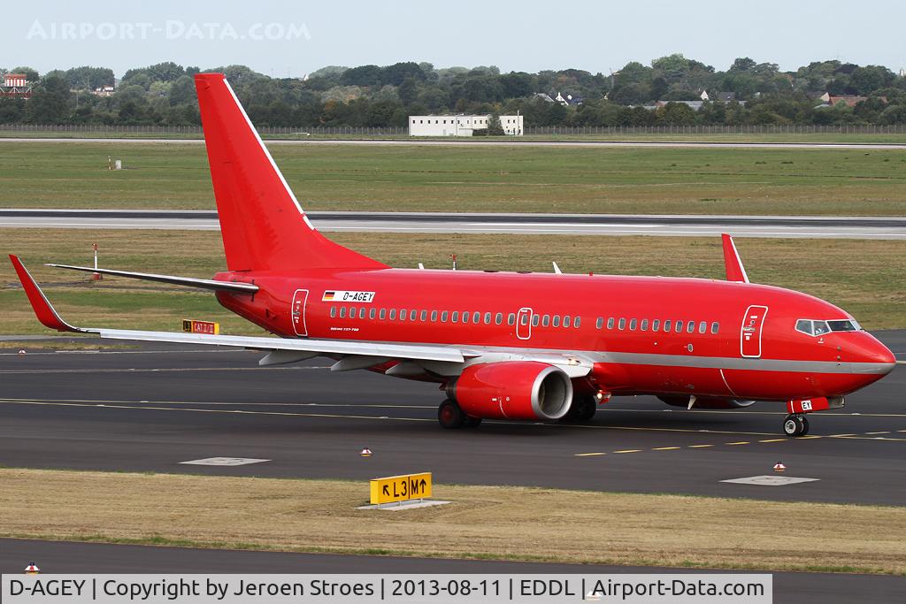 D-AGEY, 1998 Boeing 737-73S C/N 29076, Dusseldorf Airport