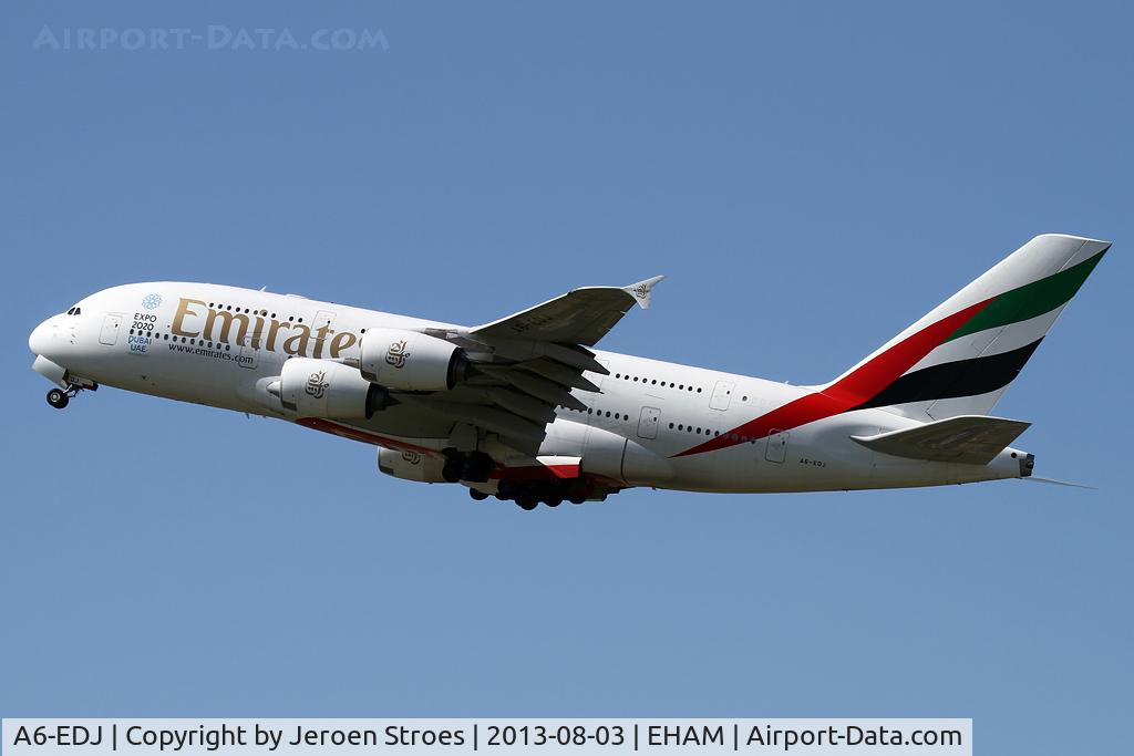 A6-EDJ, 2006 Airbus A380-861 C/N 009, @ Schiphol