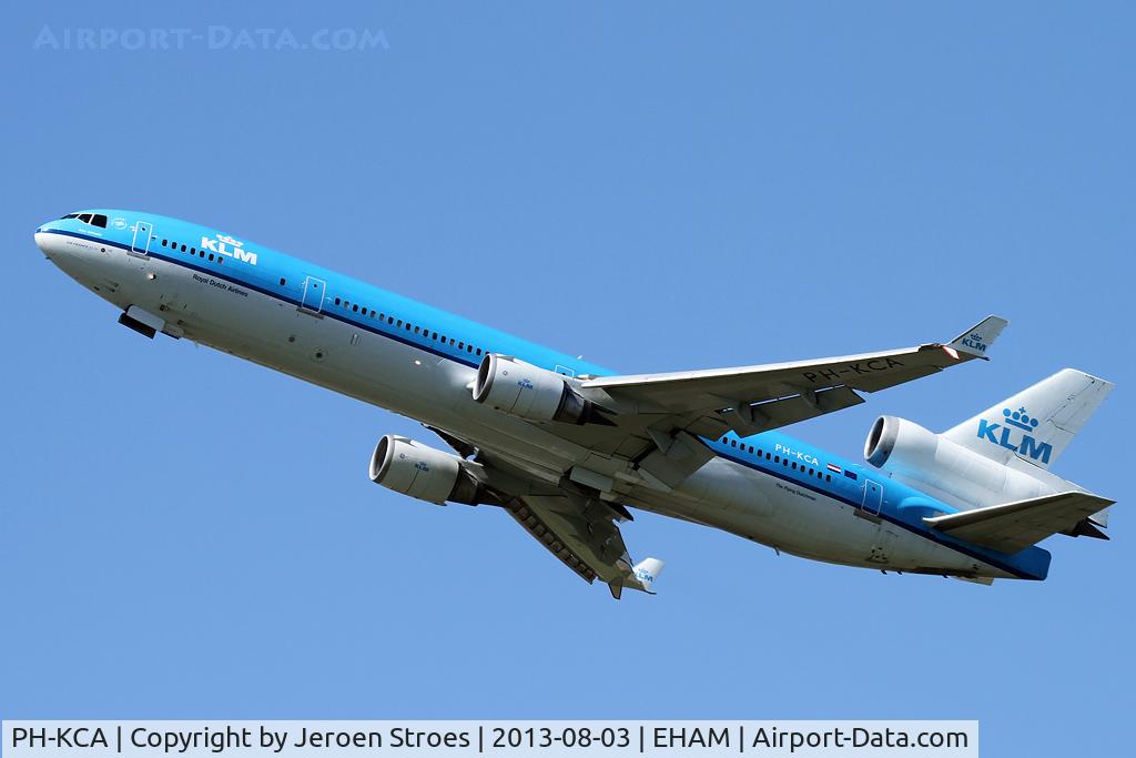 PH-KCA, 1993 McDonnell Douglas MD-11 C/N 48555, Kaagbaan departure