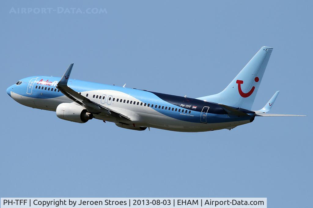 PH-TFF, 2007 Boeing 737-86N C/N 35220, Kaagbaan departure