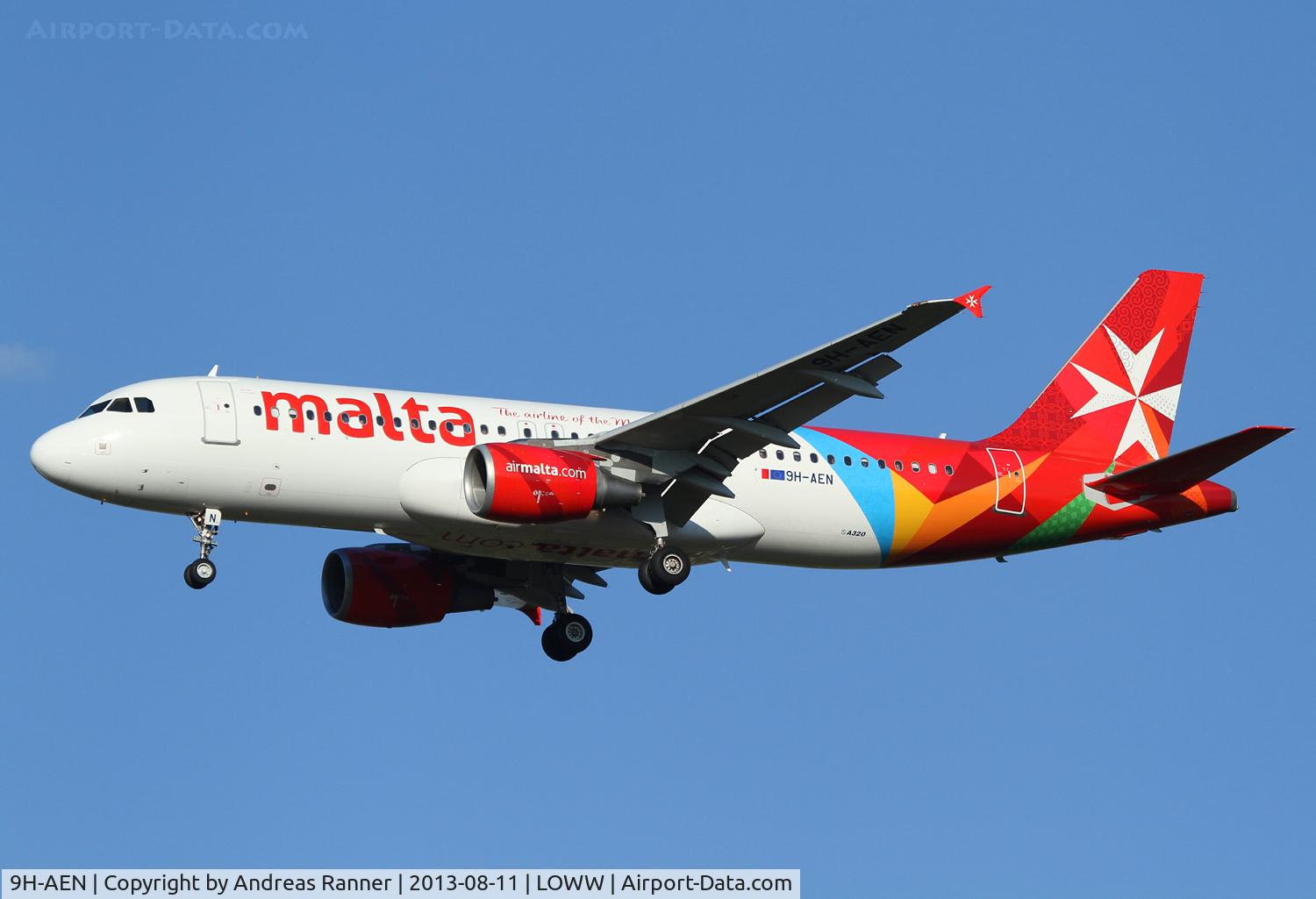 9H-AEN, 2005 Airbus A320-214 C/N 2665, Air Malta Airbus A-320