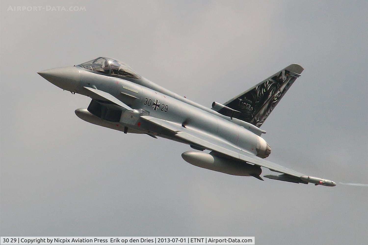 30 29, 2006 Eurofighter EF-2000 Typhoon S C/N 104/GS018, 3029 leaving Wittmund AB