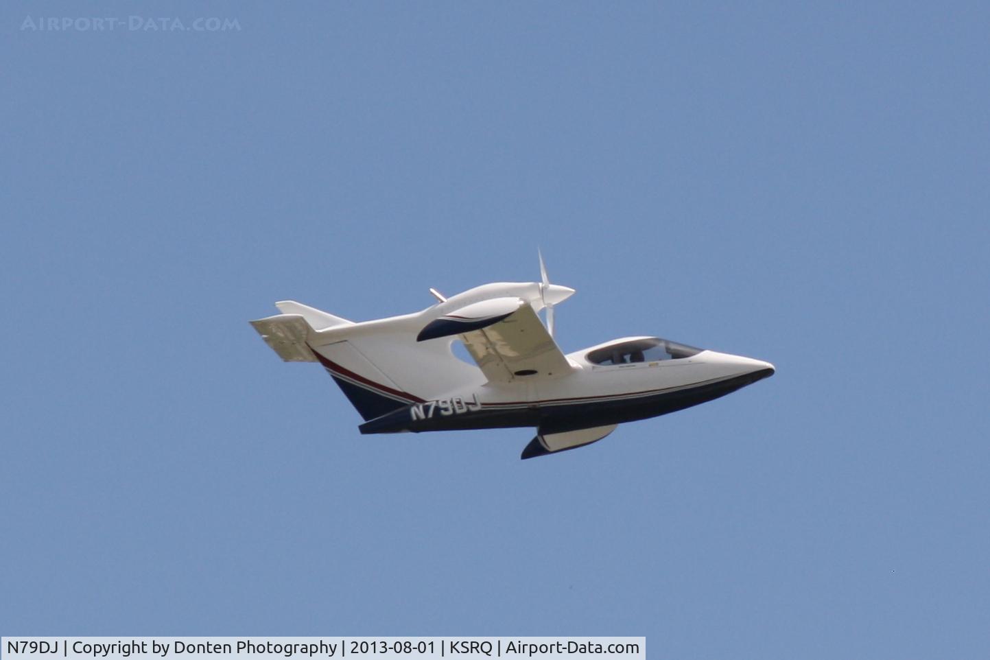 N79DJ, Seawind 3000 C/N 48, Seawind 3000 (N79DJ) departs Sarasota-Bradenton International Airport