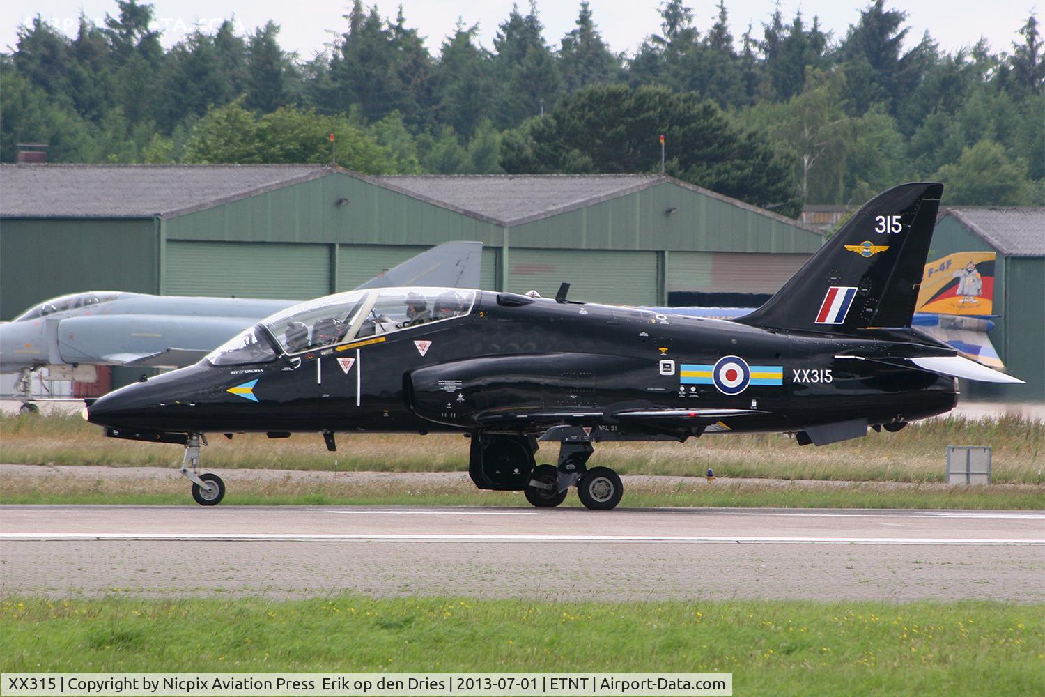 XX315, 1980 Hawker Siddeley Hawk T.1A C/N 156/312140, 208 sqn, RAF, Hawk T.1A XX-315 participated in thestatic at the  Phantom Pharewell Air Show
