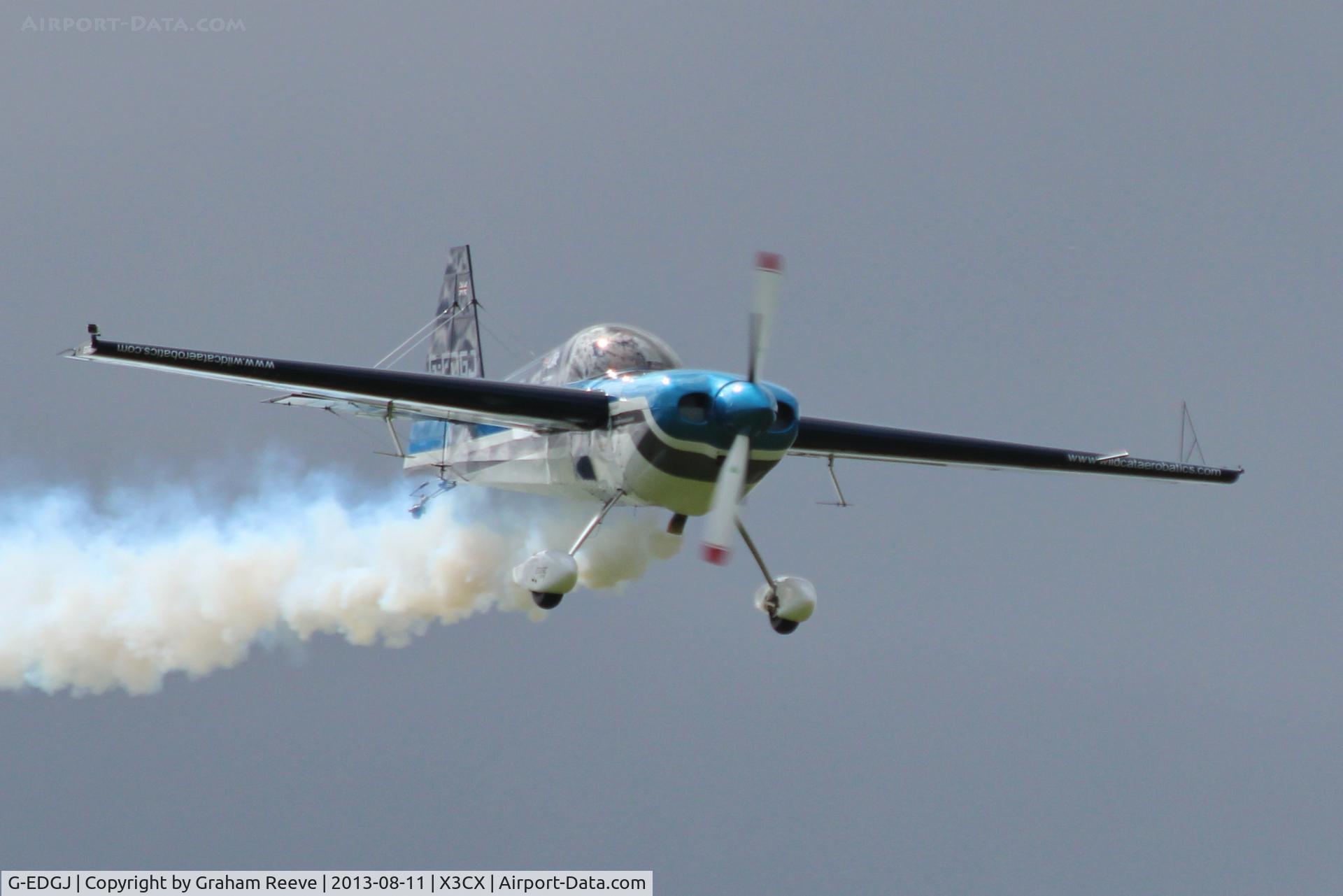 G-EDGJ, Zivko Edge 360 C/N MCK002, Over head at Northrepps.