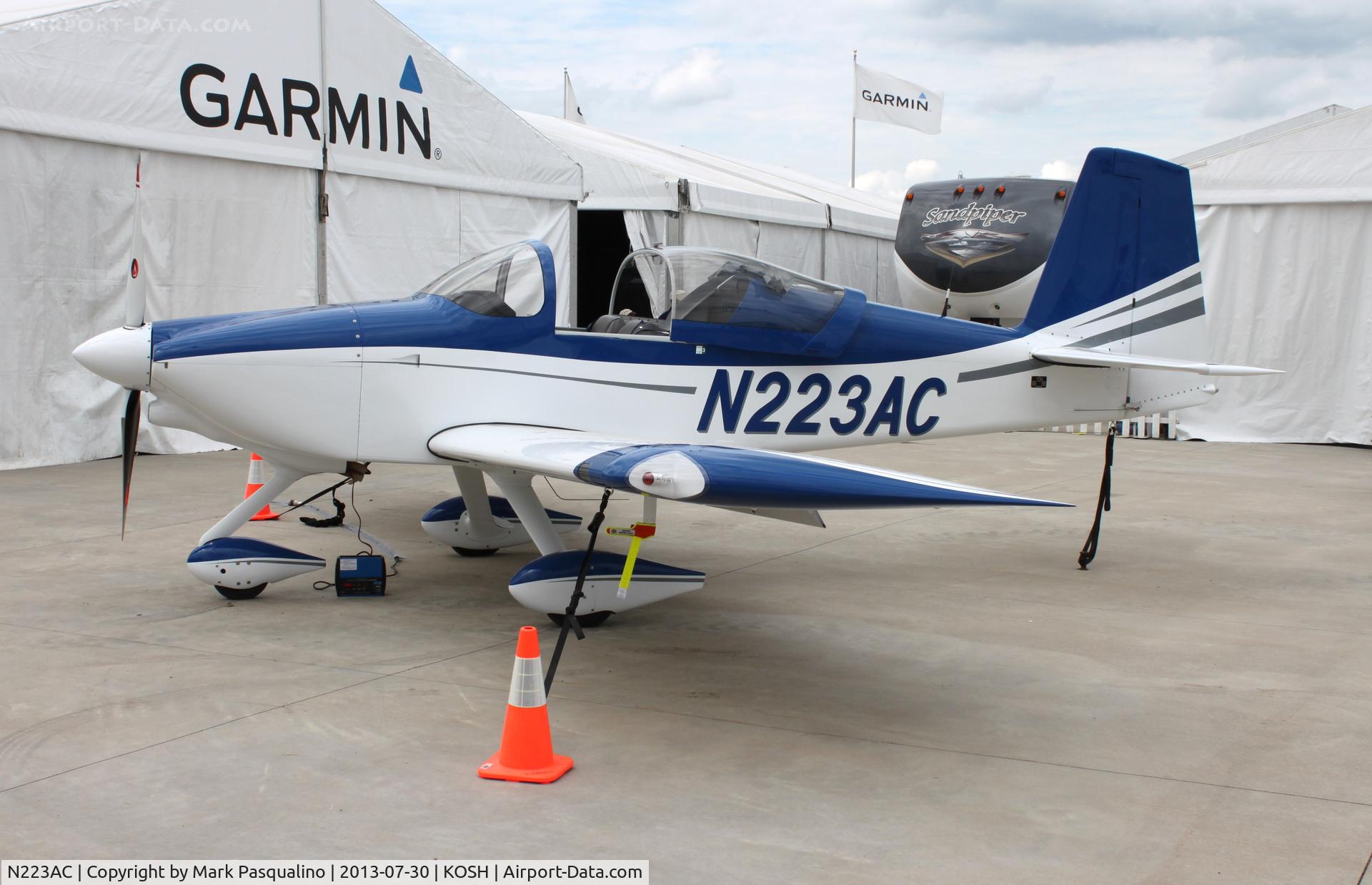 N223AC, Vans RV-7A C/N 73060, Vans RV-7A