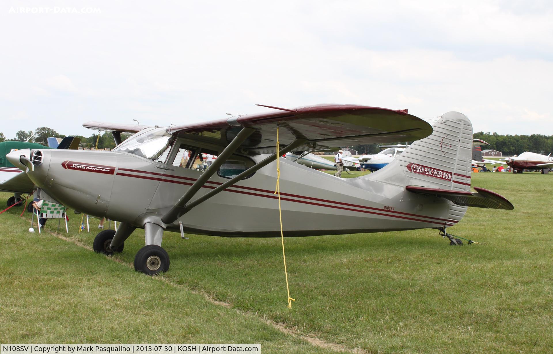N108SV, 1948 Stinson 108-3 Voyager C/N 108-4165, Stinson 108-3