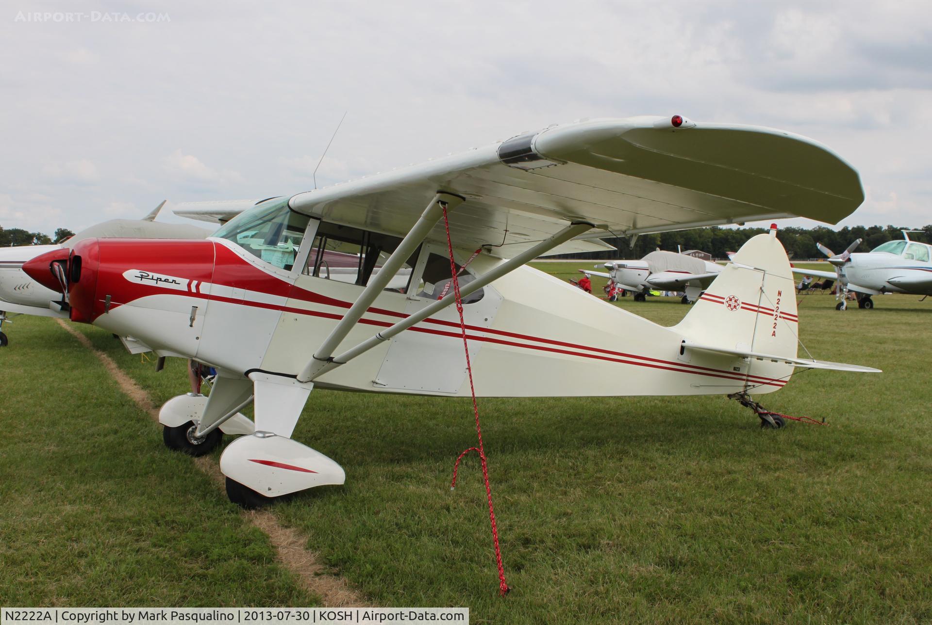 N2222A, 1952 Piper PA-20-135 Pacer C/N 20-914, Piper PA-20-135