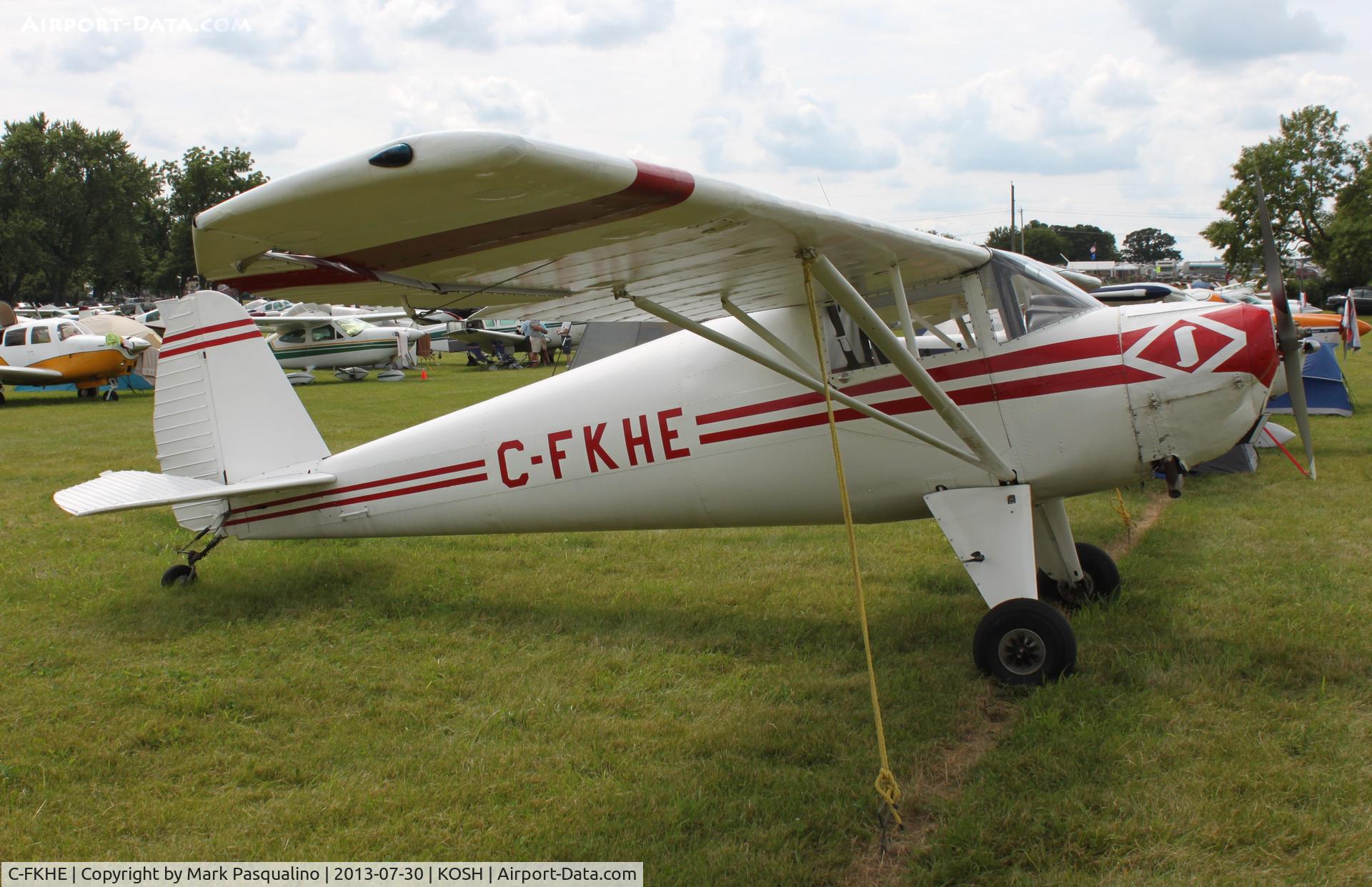 C-FKHE, 1940 Luscombe 8C Silvaire C/N 1508, Luscombe 8C