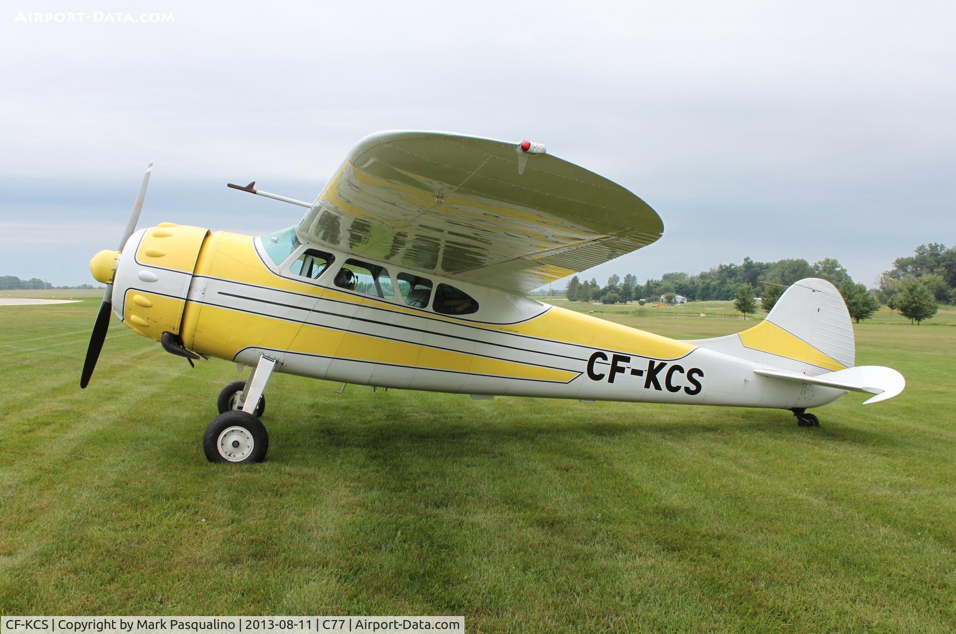 CF-KCS, 1947 Cessna 195 C/N 7034, Cessna 195