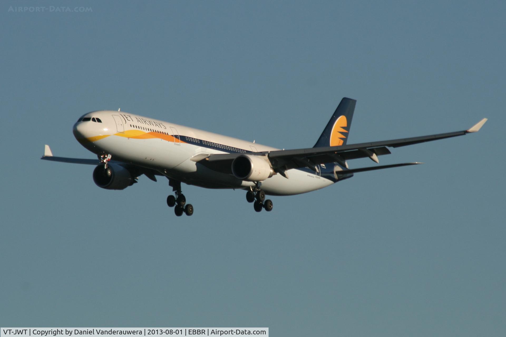 VT-JWT, 2012 Airbus A330-302 C/N 1370, Arrival of flight 9W229 to RWY 20