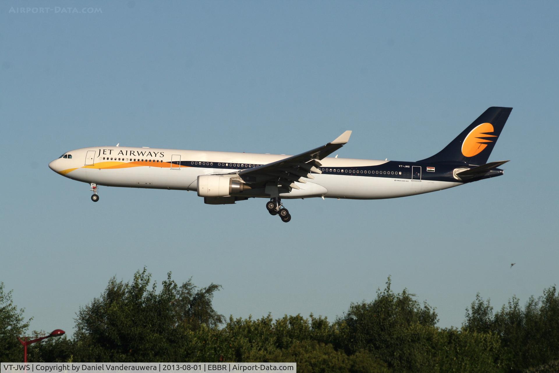 VT-JWS, 2012 Airbus A330-302 C/N 1361, Arrival of flight 9W227 to RWY 20