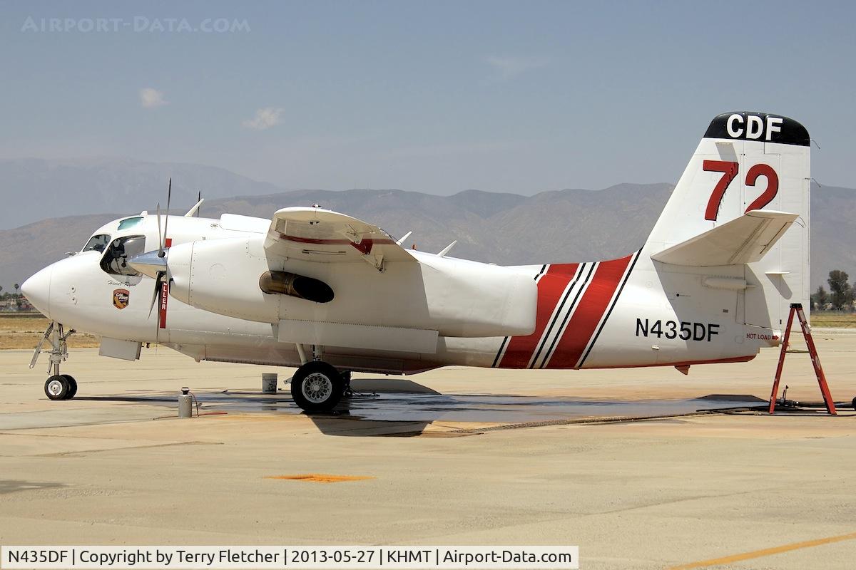 N435DF, 2001 Marsh Aviation S-2F3AT C/N 153573, At Hemet Ryan Airport  , California