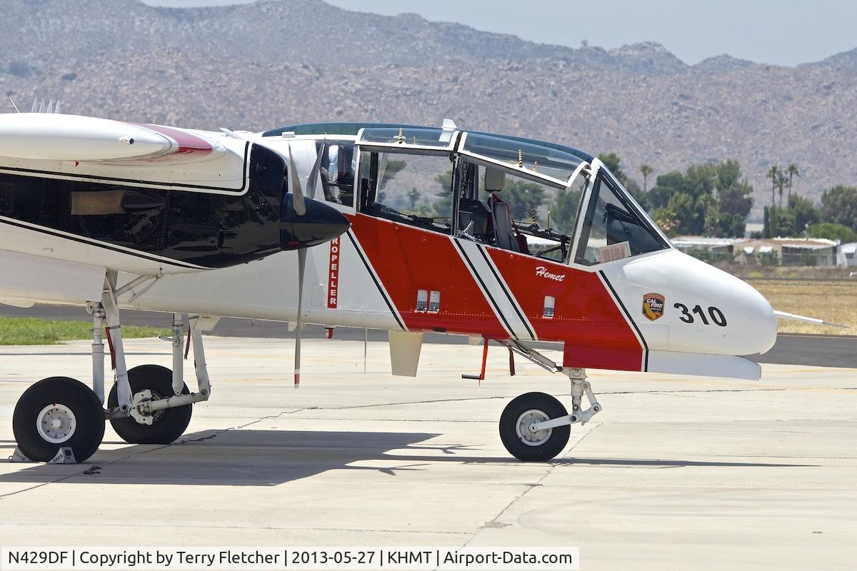 N429DF, 1966 North American Rockwell OV-10A Bronco C/N 305A-11, At Hemet Ryan Airport  , California