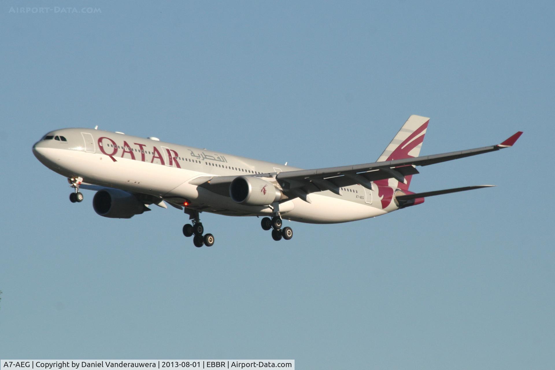 A7-AEG, 2006 Airbus A330-302 C/N 734, Arrival of flight QR939 to RWY 20