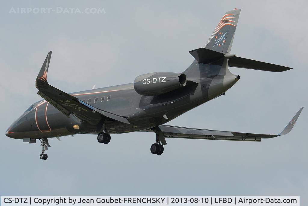 CS-DTZ, Dassault Falcon 2000LX C/N 42, MASTERJET landing 23 from Le Bourget