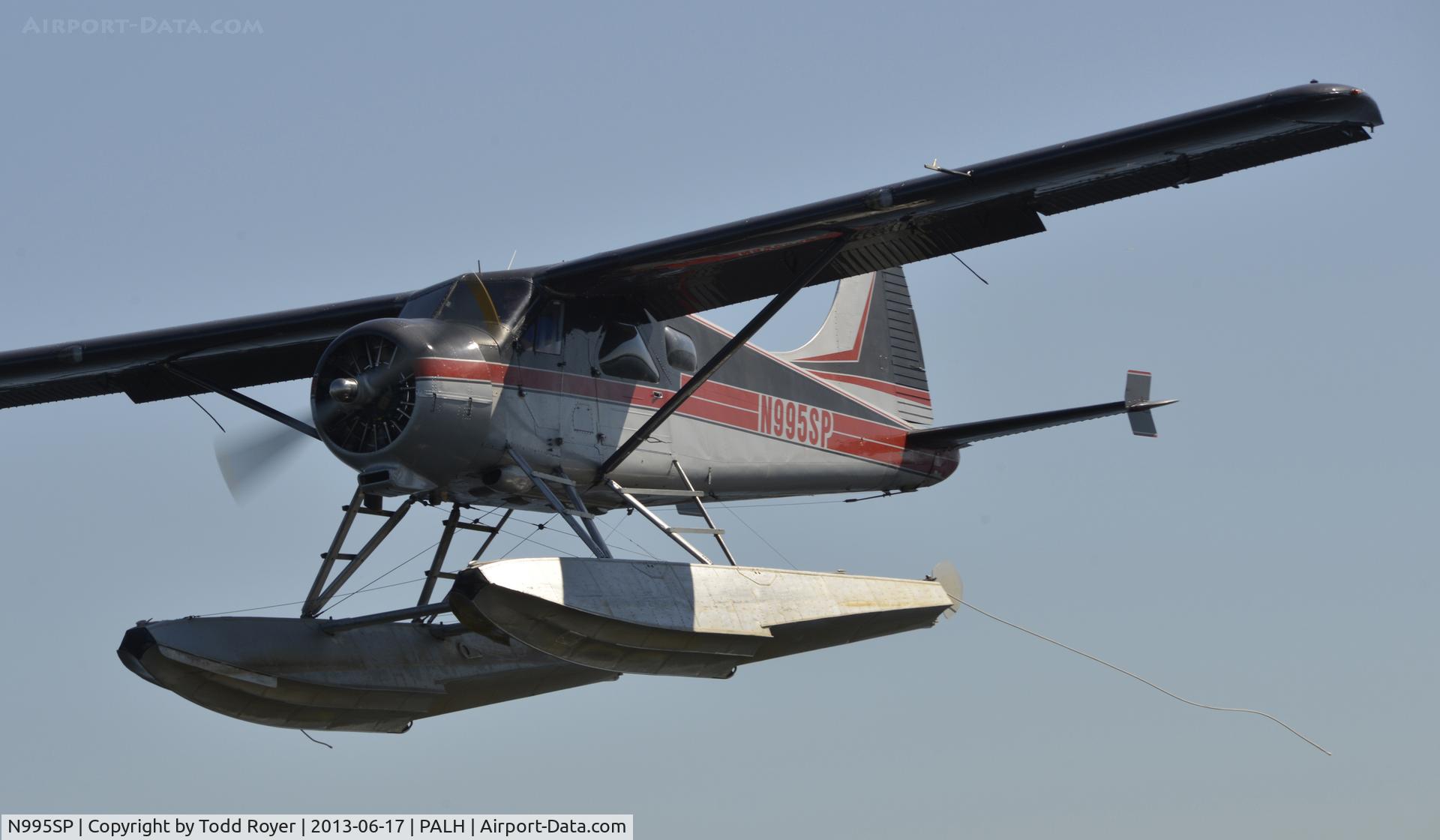 N995SP, 1956 De Havilland Canada DHC-2 MK. I(L20A) C/N 995, Landing at Lake Hood