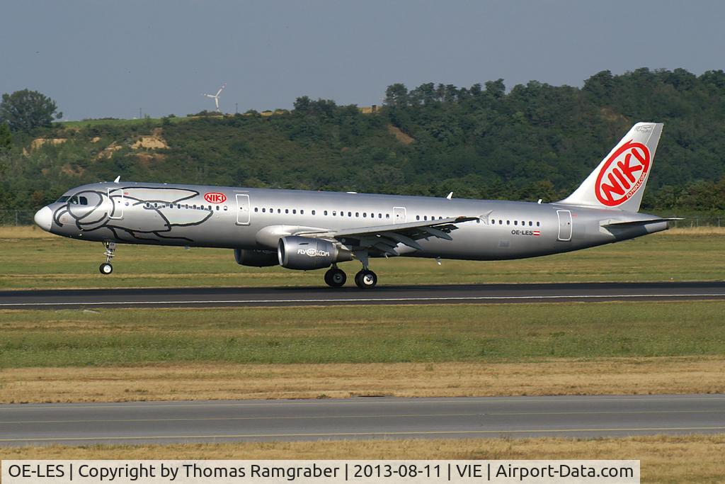 OE-LES, 2008 Airbus A321-211 C/N 3504, FlyNiki Airbus A321