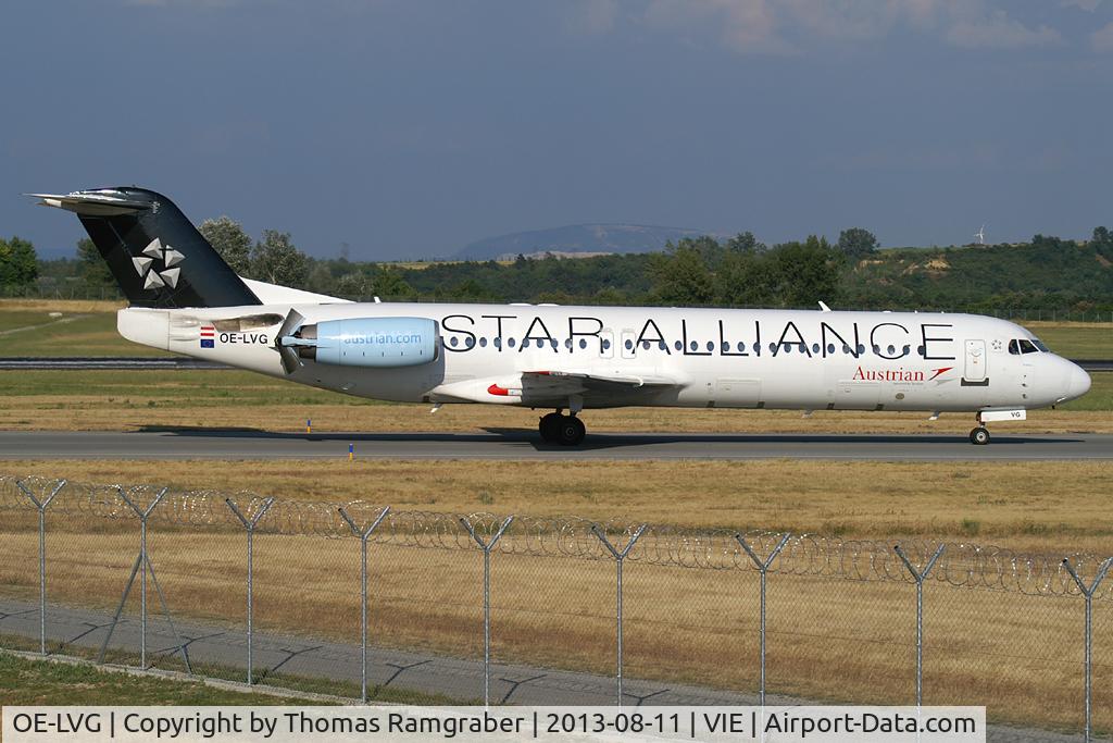 OE-LVG, 1994 Fokker 100 (F-28-0100) C/N 11520, Austrian Airlines Fokker 100