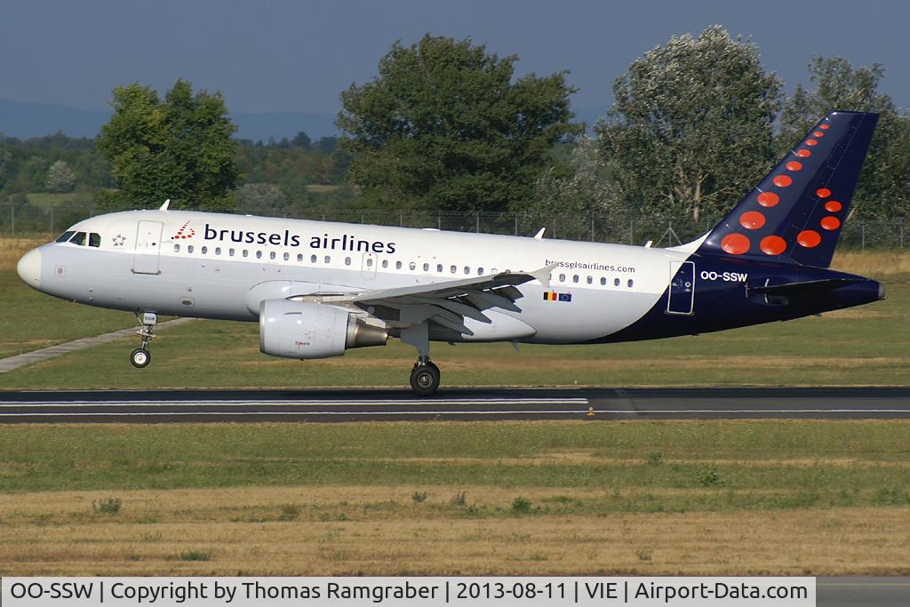 OO-SSW, 2007 Airbus A319-111 C/N 3255, Brussels Airlines Airbus A319