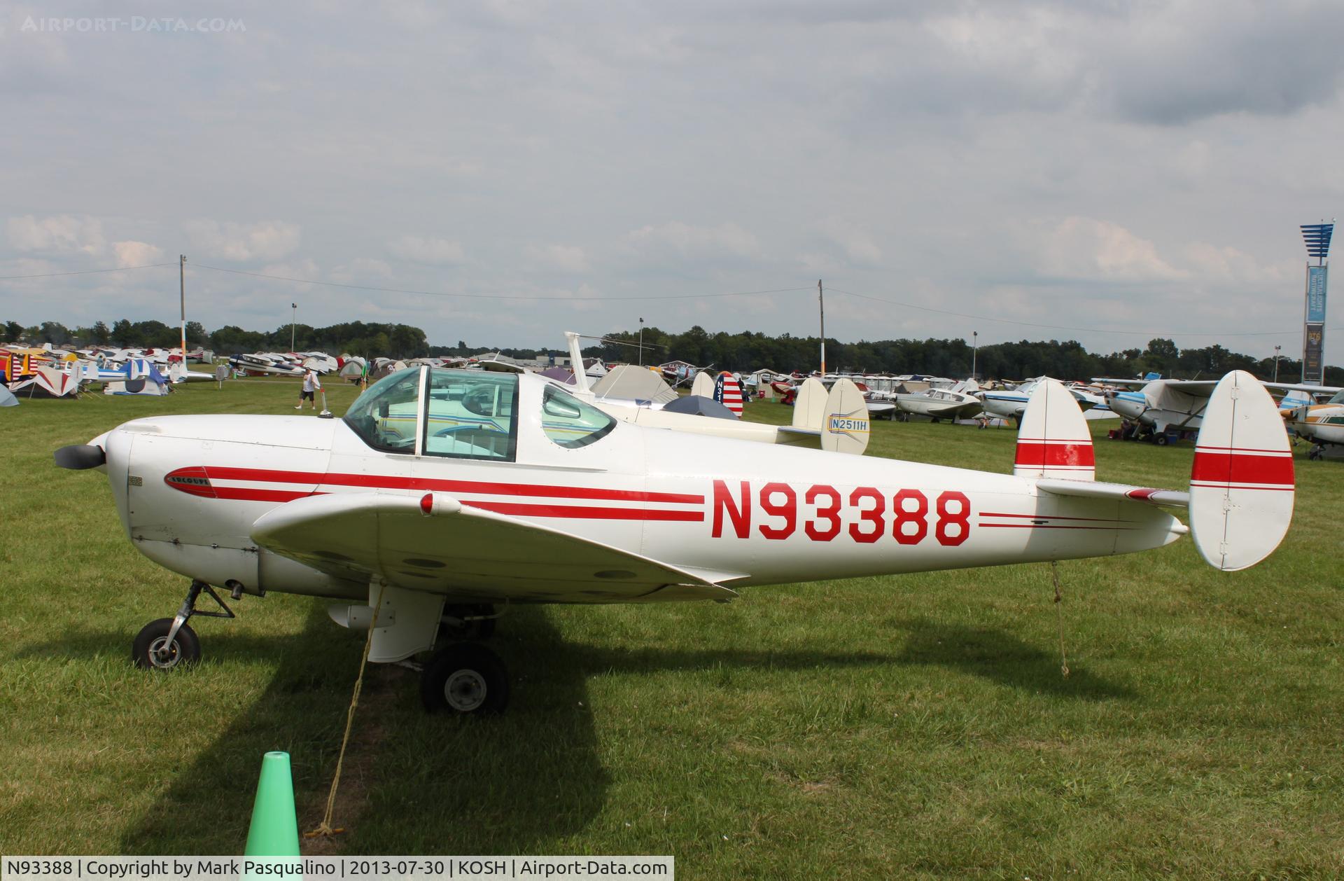 N93388, 1946 Erco 415C Ercoupe C/N 711, Ercoupe 415-C