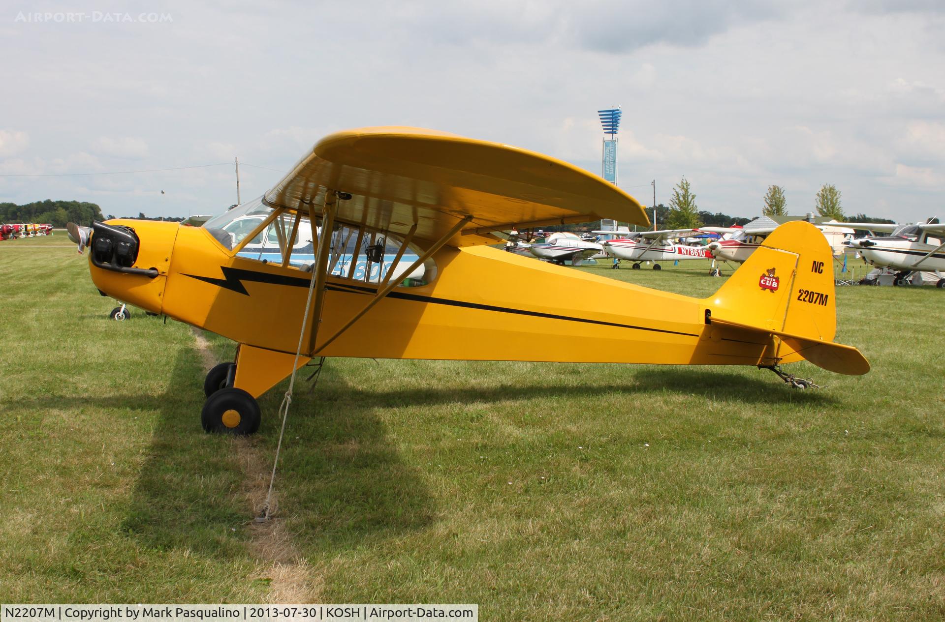 N2207M, 1946 Piper J3C-65 Cub Cub C/N 20995, Piper J3C-65