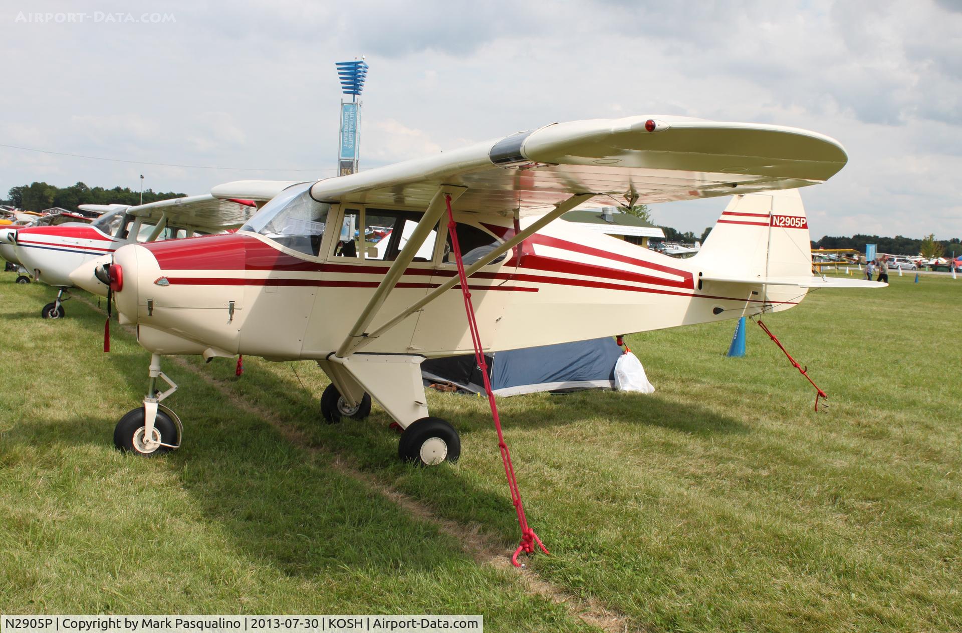 N2905P, 1955 Piper PA-22-150 Tri-Pacer C/N 22-3172, Piper PA-22-150