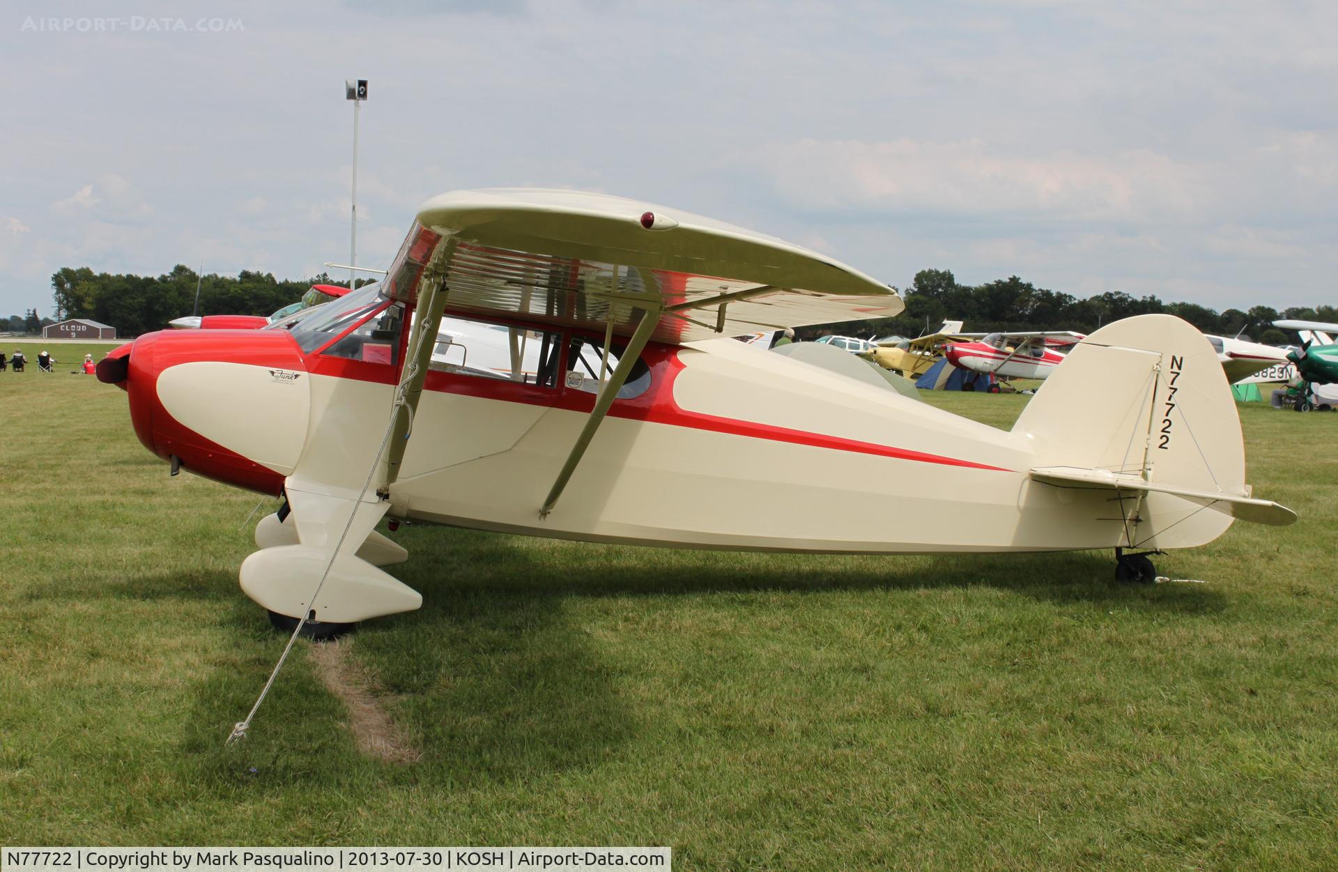 N77722, 1946 Funk B85C C/N 352, Funk B85C