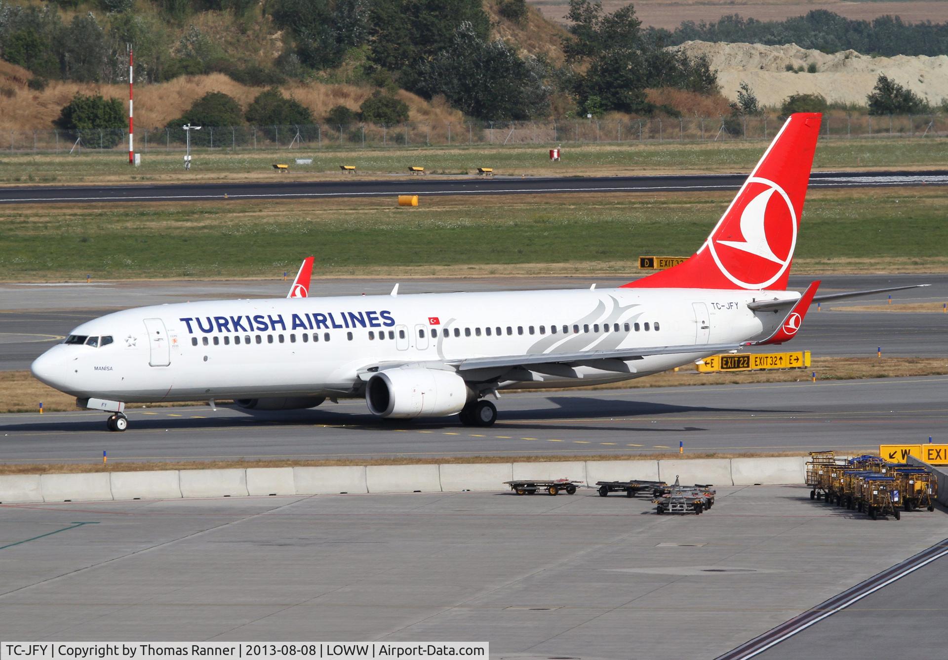TC-JFY, 2000 Boeing 737-8F2 C/N 29783/497, Turkish B737