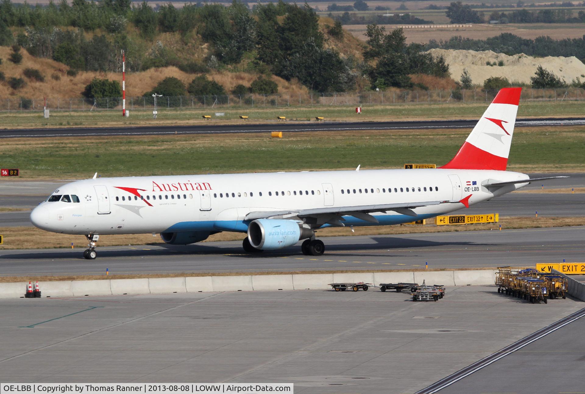 OE-LBB, 1995 Airbus A321-111 C/N 570, Austrian A321